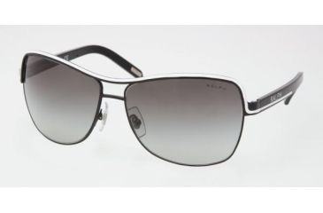 Image of Ralph RA4057 SV Prescription Sunglasses Black White Frame / 59 mm Prescription Lenses, 277-11-5914
