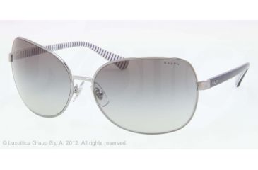 Image of Ralph RA4103 Sunglasses 10311-65 - Gunmetal Frame, Grey Gradient Lenses