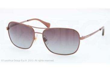 Image of Ralph RA4105 Sunglasses 104/62-58 - Shiny Brown Frame, burgundy gradient polarized Lenses