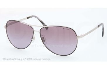 Image of Ralph RA4109 Progressive Prescription Sunglasses RA4109-285-8H-59 - Lens Diameter 59 mm, Frame Color Shiny Silver/Black