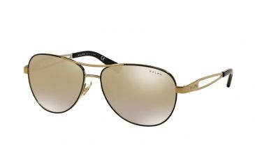Image of Ralph RA4115 Progressive Prescription Sunglasses RA4115-31006E-58 - Lens Diameter 58 mm, Frame Color Black/Gold