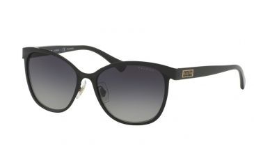 Image of Ralph RA4118 Sunglasses 3180T3-54 - Black Frame, Grey Gradient Polarized Lenses