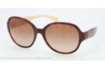 Image of Ralph RA5167 RA5167 Progressive Prescription Sunglasses RA5167-115513-56 - Lens Diameter 56 mm, Frame Color Tort/yellow Stripe