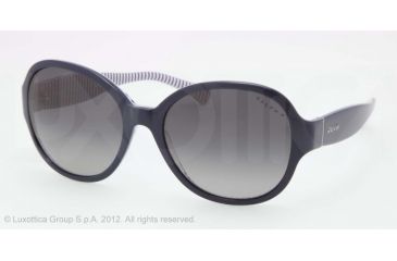Image of Ralph RA5167 RA5167 Progressive Prescription Sunglasses RA5167-1156T3-56 - Lens Diameter 56 mm, Frame Color Navy/blue Stripes