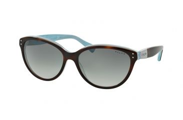 Image of Ralph RA5168 RA5168 Progressive Prescription Sunglasses RA5168-601-11-58 - Lens Diameter 58 mm, Lens Diameter 58 mm, Frame Color Tort/Turquoise