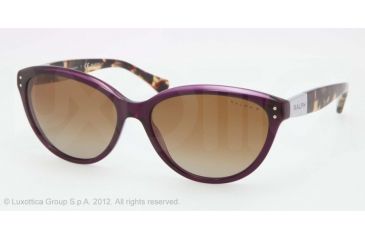 Image of Ralph RA5168 RA5168 Progressive Prescription Sunglasses RA5168-757-T5-58 - Lens Diameter 58 mm, Lens Diameter 58 mm, Frame Color Plum