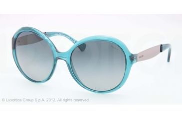 Image of Ralph RA5172 Single Vision Prescription Sunglasses RA5172-11474U-55 - Lens Diameter 55 mm, Lens Diameter 55 mm, Frame Color Translucent Turquoise