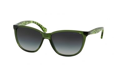 Image of Ralph RA5179 Progressive Prescription Sunglasses RA5179-125811-56 - Lens Diameter 56 mm, Frame Color Green Translucent