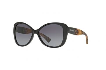 Image of Ralph RA5180 RA5180 Progressive Prescription Sunglasses RA5180-501-T3-58 - Lens Diameter 58 mm, Frame Color Black