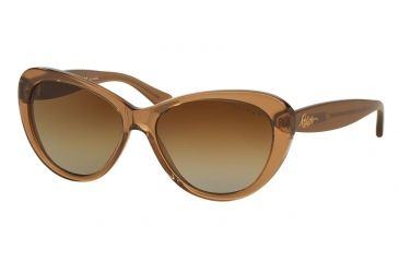 Image of Ralph RA5189 Single Vision Prescription Sunglasses RA5189-1026T5-56 - Lens Diameter 56 mm, Frame Color Brown