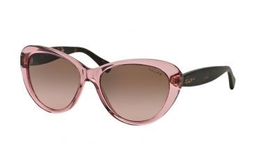 Image of Ralph RA5189 Single Vision Prescription Sunglasses RA5189-137614-56 - Lens Diameter 56 mm, Frame Color Wine/Satin Dark Tortoise