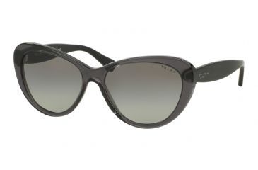 Image of Ralph RA5189 Single Vision Prescription Sunglasses RA5189-138311-56 - Lens Diameter 56 mm, Frame Color Grey/Satin Black