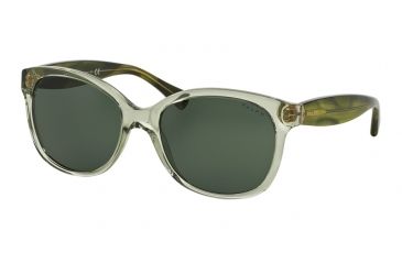 Image of Ralph RA5191 Bifocal Prescription Sunglasses RA5191-138271-55 - Lens Diameter 55 mm, Frame Color Trans Lt Olive/Olive Horn