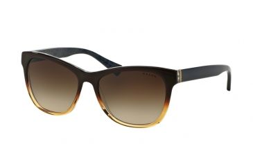 Image of Ralph RA5196 Bifocal Prescription Sunglasses RA5196-144413-54 - Lens Diameter 54 mm, Frame Color Brown Gradient/navy Bandana