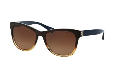 Image of Ralph RA5196 Bifocal Prescription Sunglasses RA5196-1444T5-54 - Lens Diameter 54 mm, Frame Color Brown Gradient/navy Bandana
