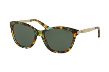 Image of Ralph RA5201 Single Vision Prescription Sunglasses RA5201-145671-54 - Lens Diameter 54 mm, Frame Color Teal Tortoise/gold