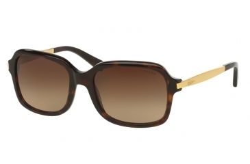 Image of Ralph RA5202 Progressive Prescription Sunglasses RA5202-145213-55 - Lens Diameter 55 mm, Frame Color Tortoise/Gold