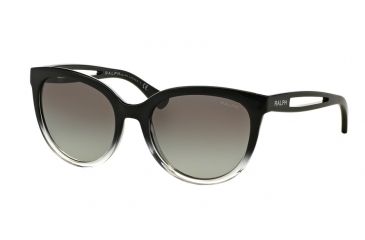 Image of Ralph RA5204 Progressive Prescription Sunglasses RA5204-144811-55 - Lens Diameter 55 mm, Frame Color Black Gradient/black