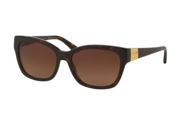 Image of Ralph RA5208 Single Vision Prescription Sunglasses RA5208-1378T5-55 - Lens Diameter 55 mm, Frame Color Dark Tortoise