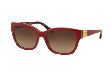 Image of Ralph RA5208 Single Vision Prescription Sunglasses RA5208-151213-55 - Lens Diameter 55 mm, Frame Color Red Tortoise