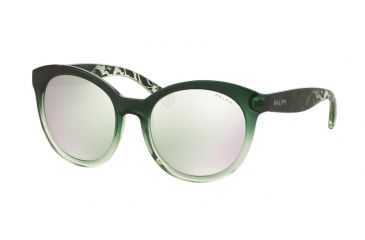 Image of Ralph RA5211 Progressive Prescription Sunglasses RA5211-151645-53 - Lens Diameter 53 mm, Frame Color Green Gradient