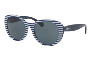 Image of Ralph RA5212 Progressive Prescription Sunglasses RA5212-315887-58 - Lens Diameter 58 mm, Frame Color Navy Stripe/navy