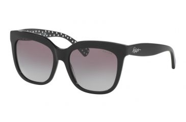 Image of Ralph RA5213 Sunglasses 137711-55 - Black Frame, Grey Gradient Lenses