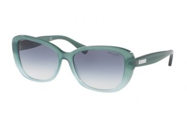 Image of Ralph RA5215 Single Vision Prescription Sunglasses RA5215-316979-57 - Lens Diameter 57 mm, Frame Color Teal Gradient/teal