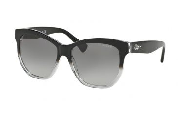 Image of Ralph RA5219 Bifocal Prescription Sunglasses RA5219-144811-56 - Lens Diameter 56 mm, Frame Color Black/black Gradient