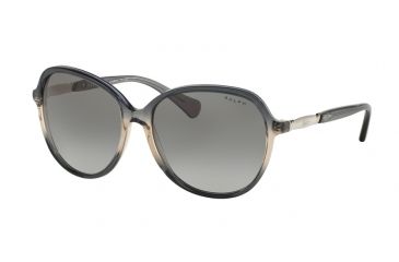 Image of Ralph RA5220 Sunglasses 158411-57 - Smoke Gradient/smoke Frame, Grey Gradient Lenses