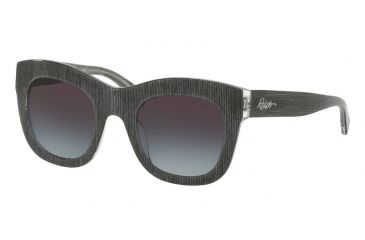 Image of Ralph RA5225 Progressive Prescription Sunglasses RA5225-16318G-49 - Lens Diameter 49 mm, Frame Color Black Denim Crystal