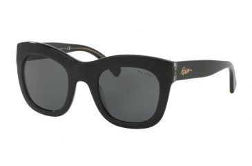 Image of Ralph RA5225 Progressive Prescription Sunglasses RA5225-316387-49 - Lens Diameter 49 mm, Frame Color Black Crystal