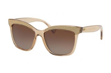 Image of Ralph RA5235 Single Vision Prescription Sunglasses, 56mm, Beige, RA5235-1688T5-56-SV