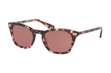 Image of Ralph RA5236 Single Vision Prescription Sunglasses RA5236-169375-51 - Lens Diameter 51 mm, Frame Color Pink Tortoise