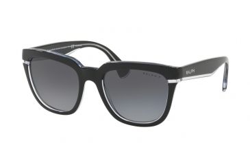 Image of Ralph RA5237 Bifocal Prescription Sunglasses, 53mm, Black Crystal, RA5237-1695T3-53-BI