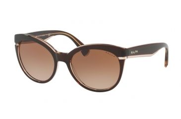 Image of Ralph RA5238 Single Vision Prescription Sunglasses, 55mm, Brown-Beige, RA5238-169713-55-SV