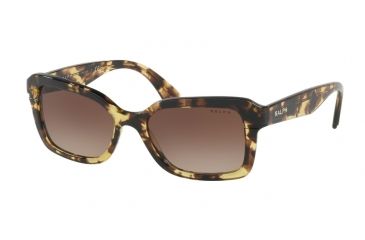 Image of Ralph RA5239 Single Vision Prescription Sunglasses, 54mm, Yellow Tortoise, RA5239-167213-54-SV