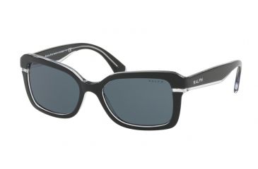 Image of Ralph RA5239 Single Vision Prescription Sunglasses, 54mm, Black Crystal, RA5239-170187-54-SV