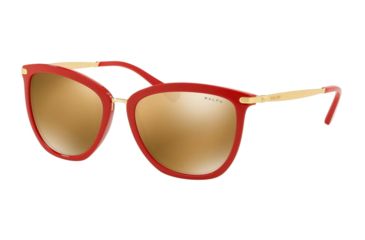 Image of Ralph RA5245 Progressive Prescription Sunglasses, 55mm, Red, RA5245-57167D-55-PRO