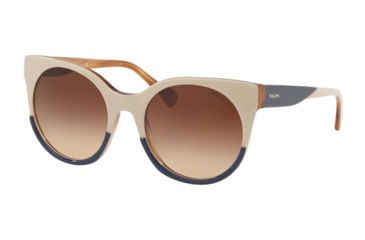 Image of Ralph RA5246 Prescription Sunglasses, 55mm, Top Blue/Stripped Brown, RA5246-571974-55-SV