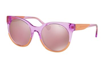 Image of Ralph RA5246 Prescription Sunglasses RA5246-57211T-55 - Lens Diameter 55 mm, Frame Color Top Nude/Crystal Purple