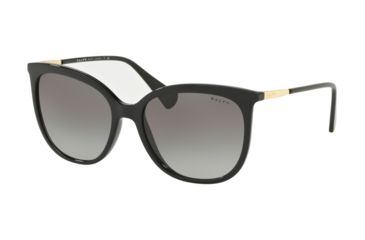 Image of Ralph RA5248 Sunglasses 500111-56 - Black Frame, Grey Gradient Dark Grey Lenses