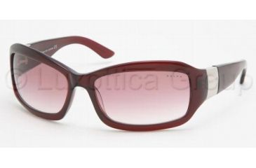 Image of Ralph RA5004 Sunglasses with No-Line Progressive Rx Prescription Lenses RA5004-526-8H-6016 - Lens Diameter: 60 mm, Frame Color: Burgundy