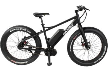 Image of Rambo Bikes 750W Electric Bike, Matte Black, R750 G3