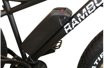 Image of Rambo Bikes 750W Electric Bike, Matte Black, R750 G3