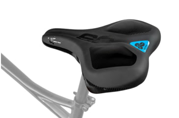Image of Rambo Bikes Cloud 9 Airflow Sport Wide Saddle Seat w/ Memory Foam, Black, RP-25-08-01