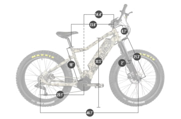 Image of Rambo Bikes Xtreme Performance 750W Electric Bike, 11 Speed, Viper Western Camo, 750 XPC11