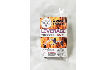 Image of Ramm Tactical Leverage Shadow Systems Pistol Trigger Kit, Straight, 2.5-3.5lb, Black w/Black Safety, RT-SS-CR-ST-BK