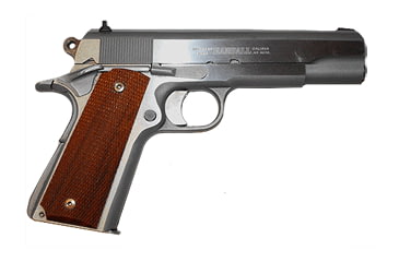 Image of Randall Firearms Company 1911-Full-Size-Combat Pistol, .45 ACP, 5in barrel, stainless steel frame, checkered walnut grip, recoil operated semi-automatic, fixed combat, 7 round magazine, RFC-1911 FSC-45-5-1-FRRMPG