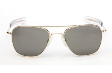 Image of Randolph Aviator 23K Gold Frame, Gray Polarized Glass Lens, 23K Gold Frame, 58MM AF81634